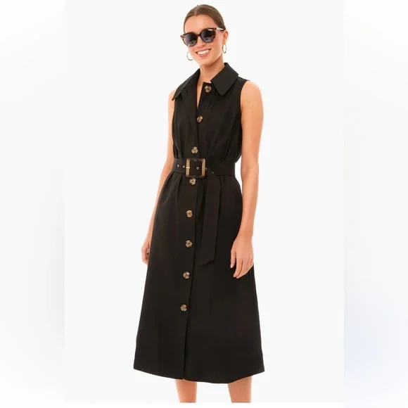 TUCKERNUCK Black Sleeveless Chamberlin Dress in M - Picture 2 of 10